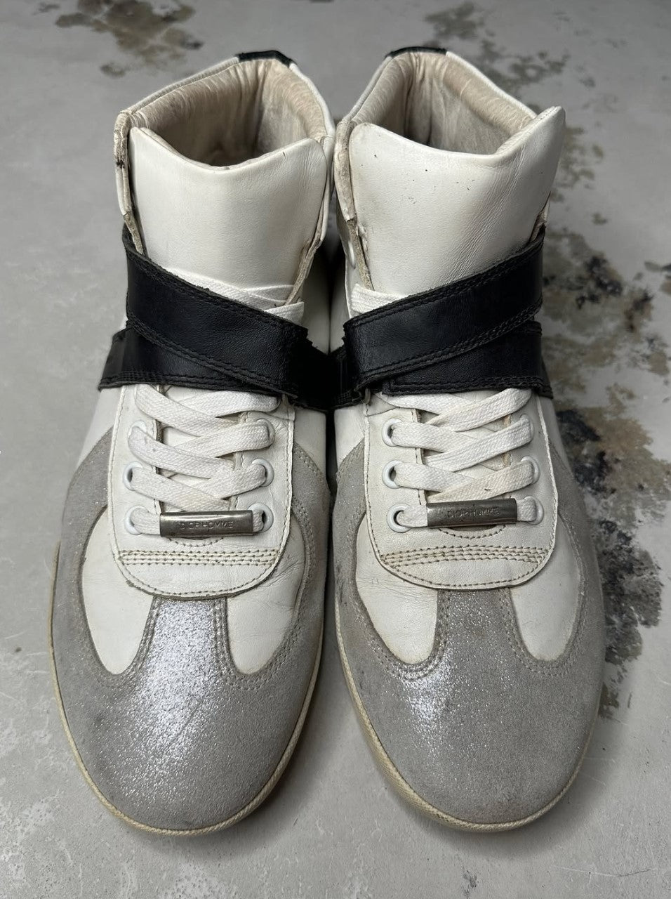 Dior homme KVA 2010 glitter toe straps high top