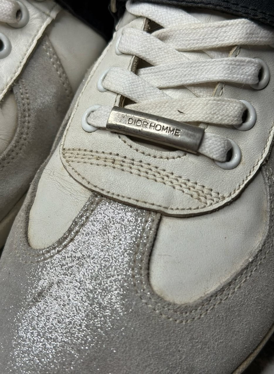 Dior homme KVA 2010 glitter toe straps high top