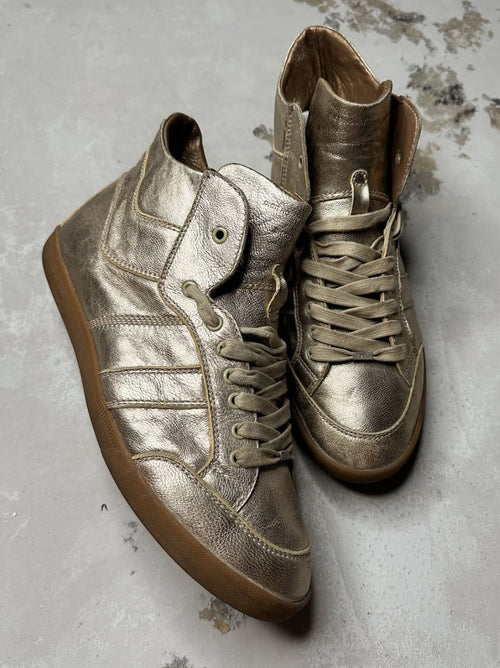 Dior homme metallic high top SS06