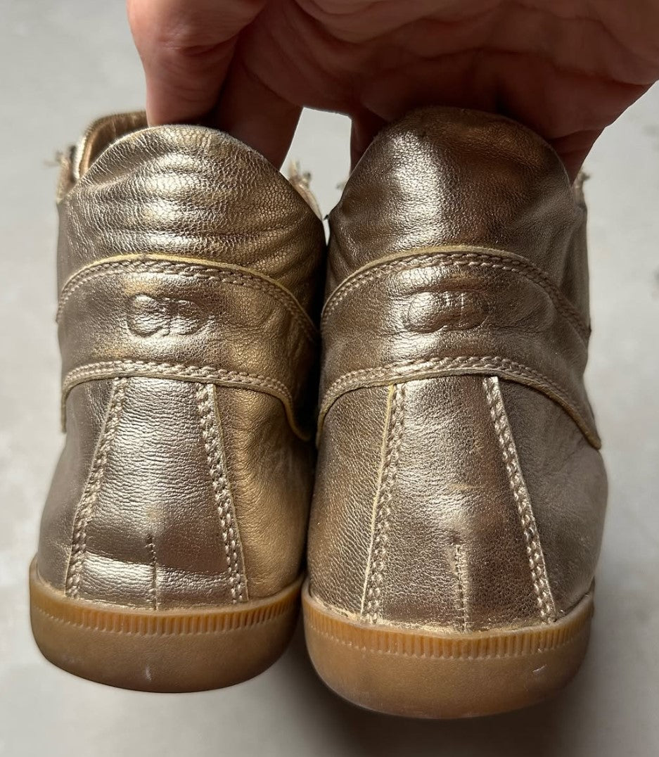 Dior homme metallic high top SS06