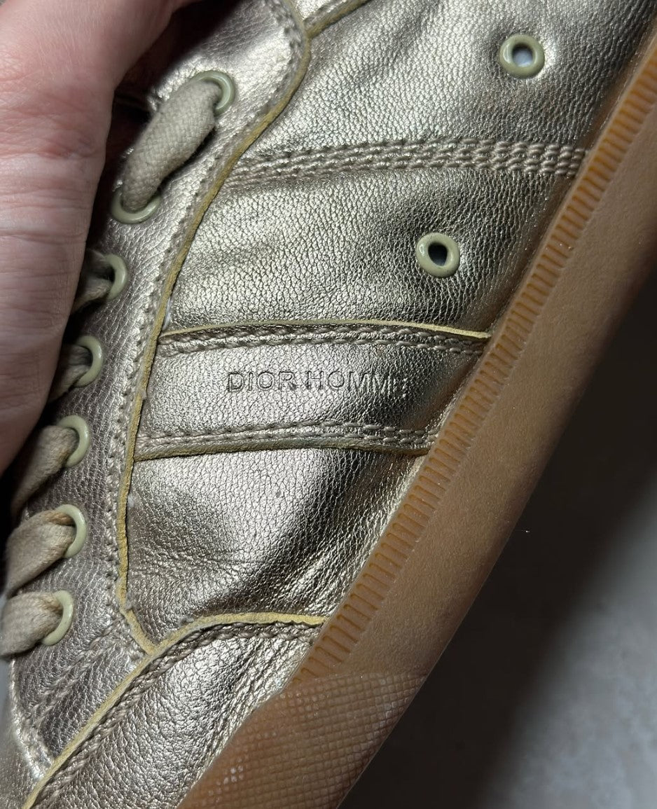 Dior homme metallic high top SS06