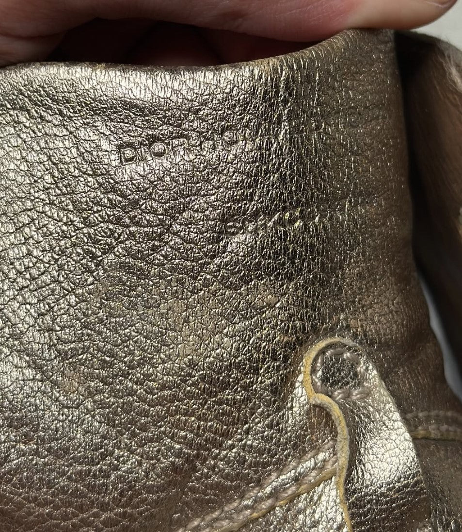 Dior homme metallic high top SS06