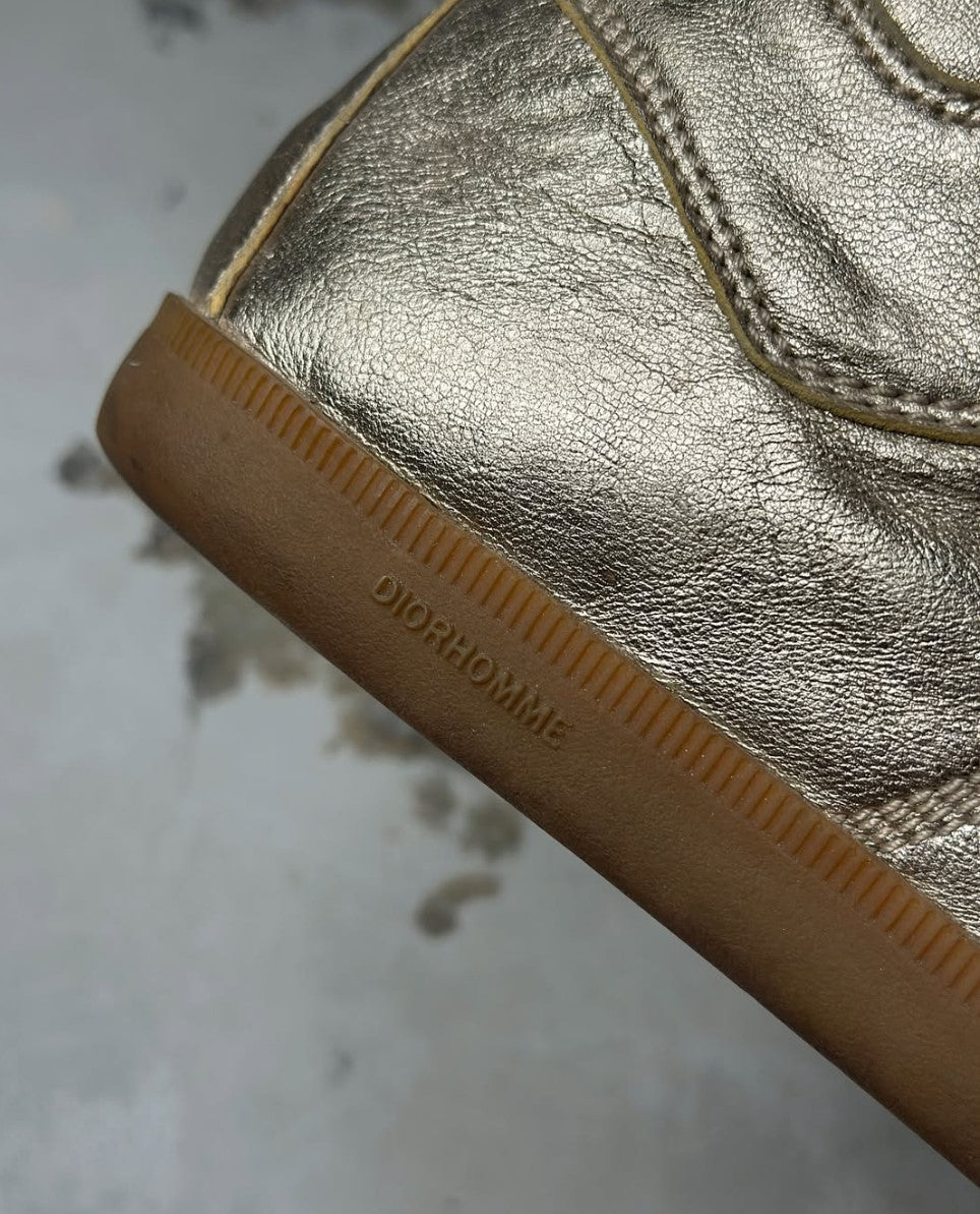 Dior homme metallic high top SS06