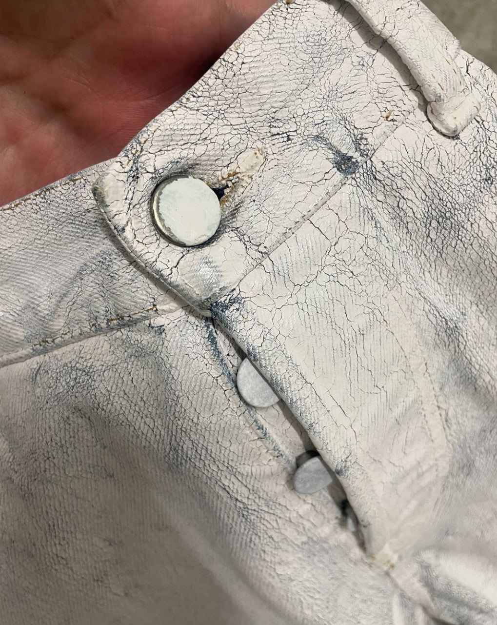 Maison margiela 2012 painted denim x H&M