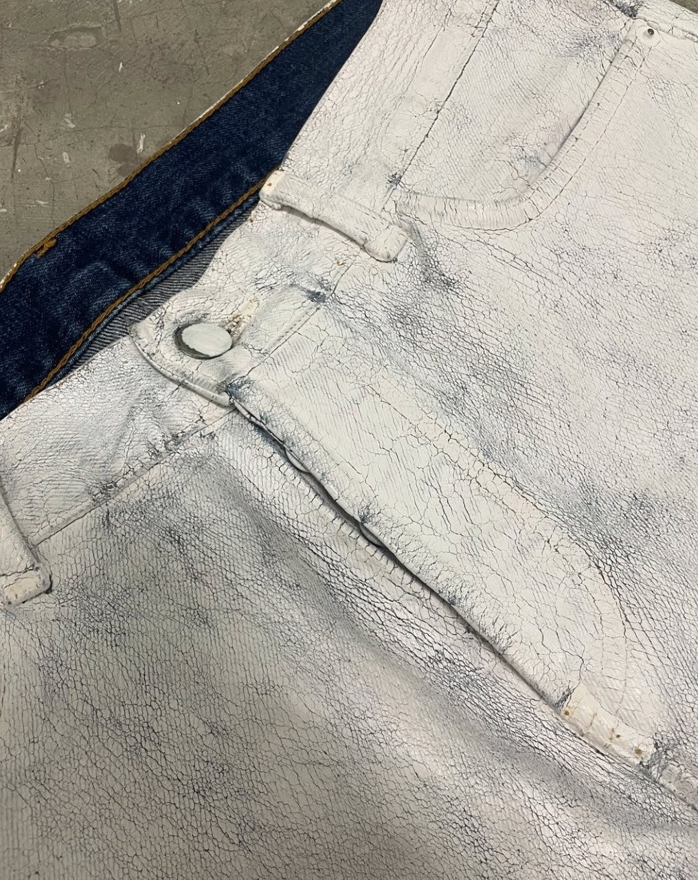 Maison margiela 2012 painted denim x H&M