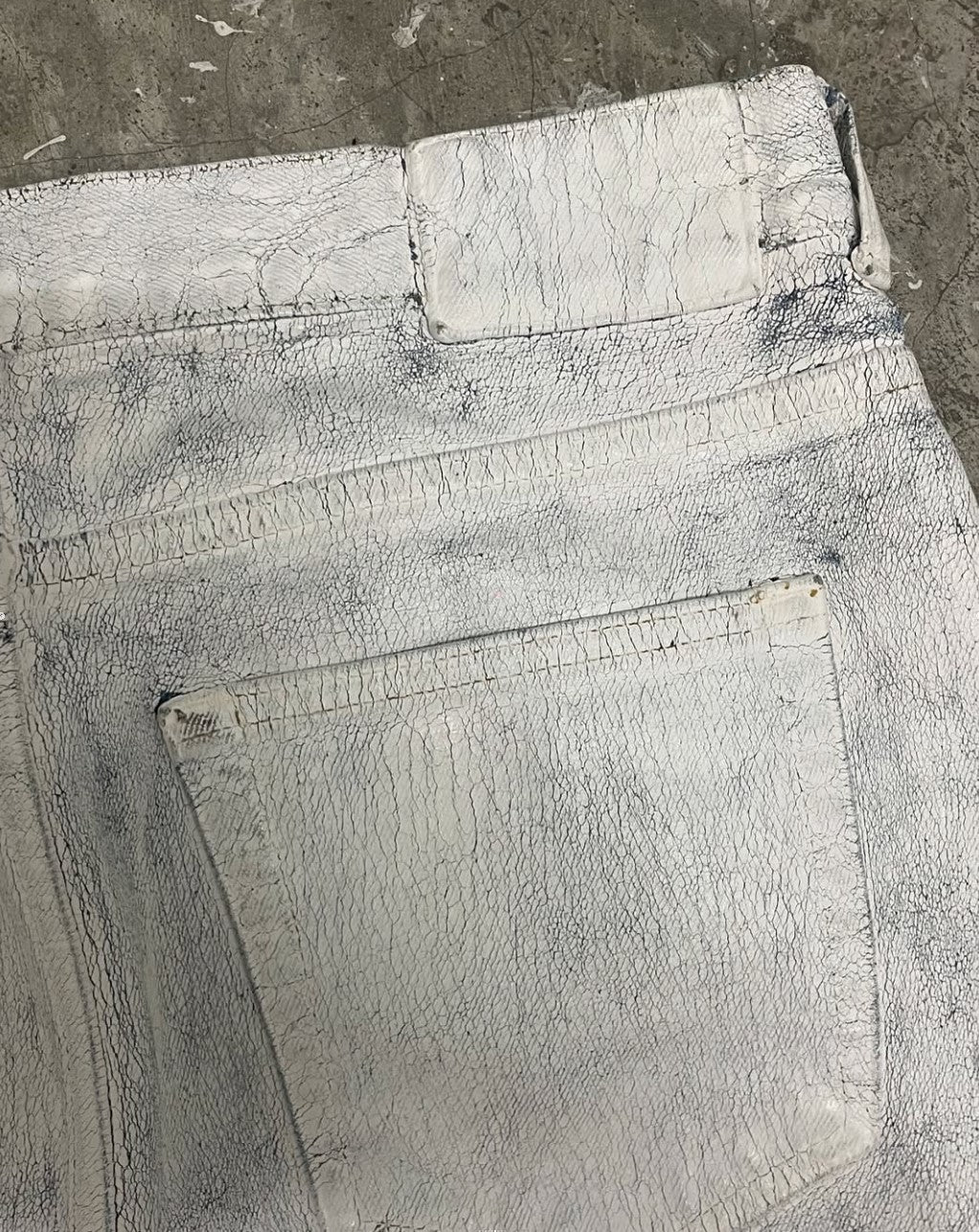 Maison margiela 2012 painted denim x H&M