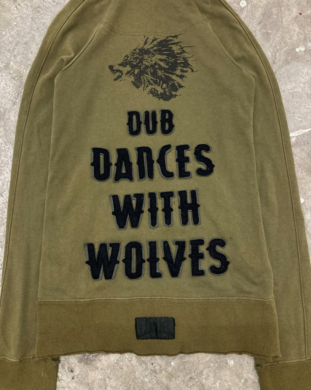 L.G.B ( le grand bleu ) DUB DANCES WITH WOLVES zip up