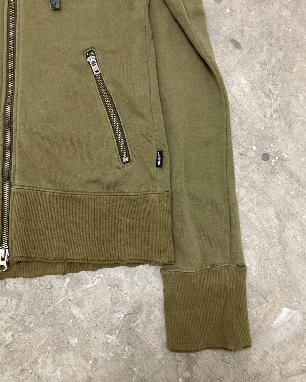 L.G.B ( le grand bleu ) DUB DANCES WITH WOLVES zip up