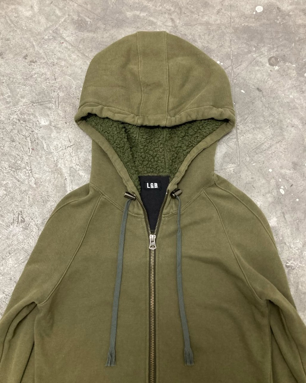 L.G.B ( le grand bleu ) DUB DANCES WITH WOLVES zip up